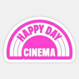 Happy Day Cinema! logo Sticker